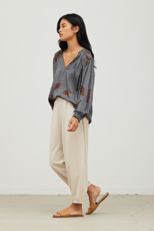 The Mara Leaf Blouse