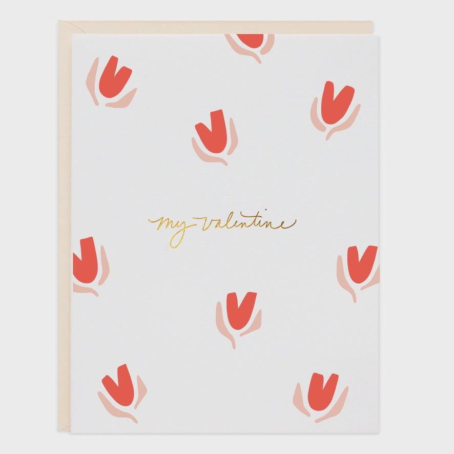 The My Valentine Tulips Card