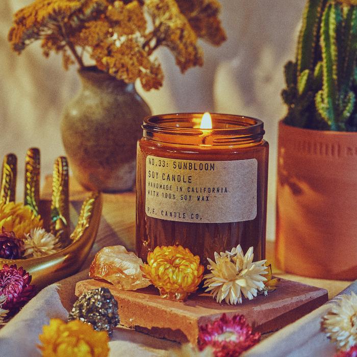 Sunbloom Soy Candle by P.F. Candle Co.