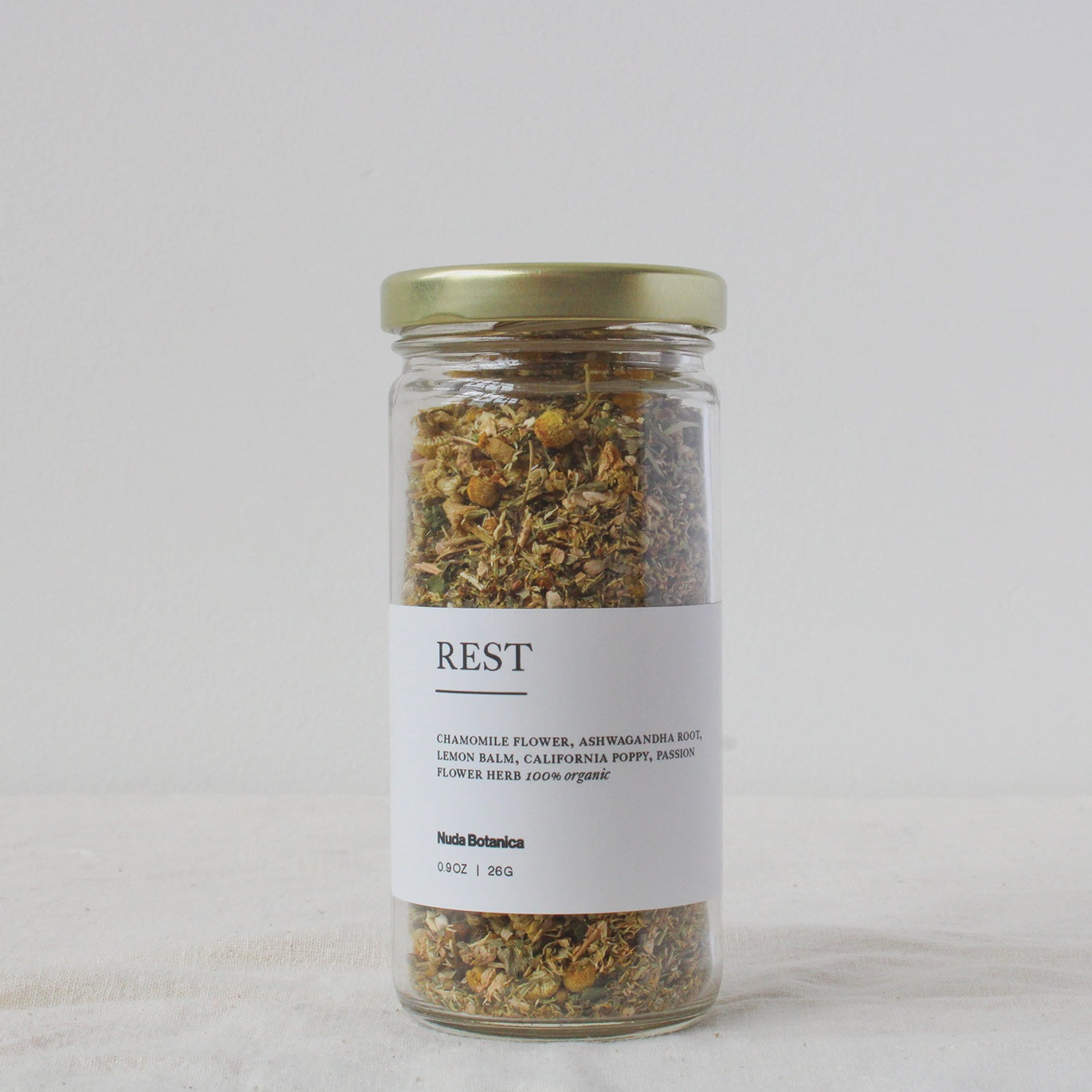 The Rest Organic Herbal Loose Leaf Tea by Nuda Botanica
