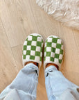 The Checkered Retro Slippers