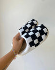 The Checkered Retro Slippers