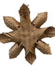 Oversized Seagrass Snowflake Ornaments