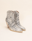 The Cosette Western Snake Bootie