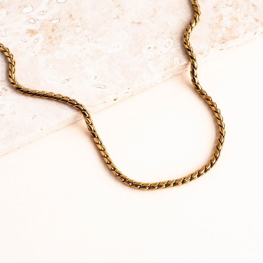 The Spiral Chain Necklace by Michelle Starbuck Designs