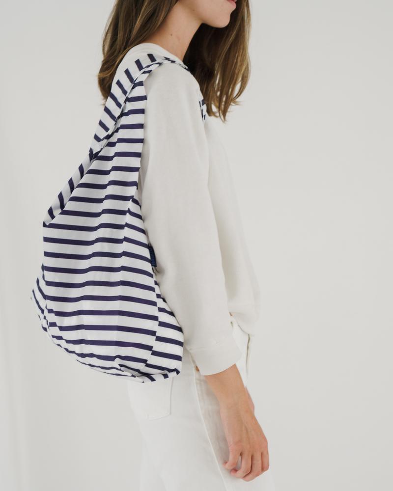 Sailor Stripe Standard Reusable Bag by Baggu