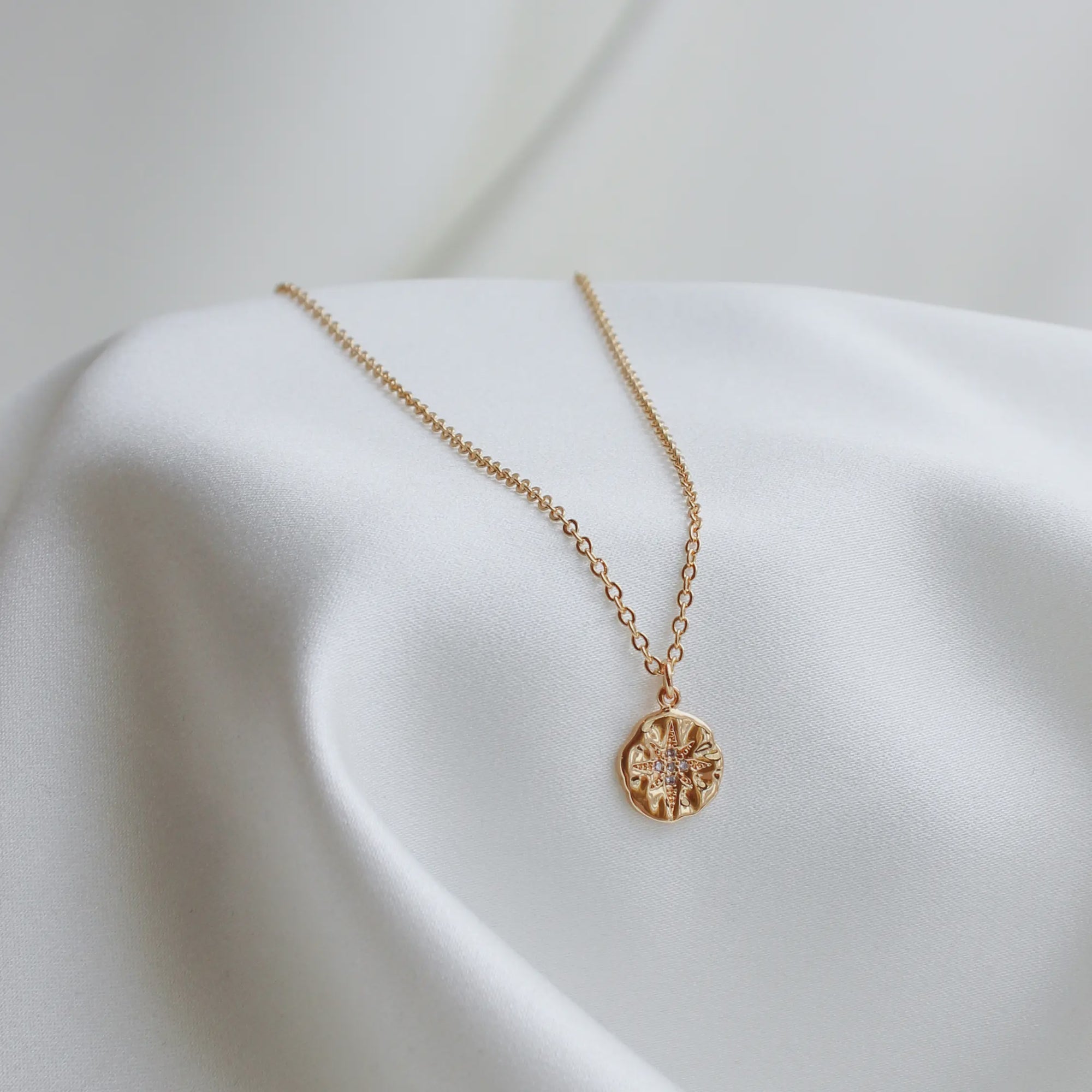 The Crystal Star Medallion Necklace by  MASHALLAH