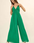 The Lennon Deep V Jumpsuit