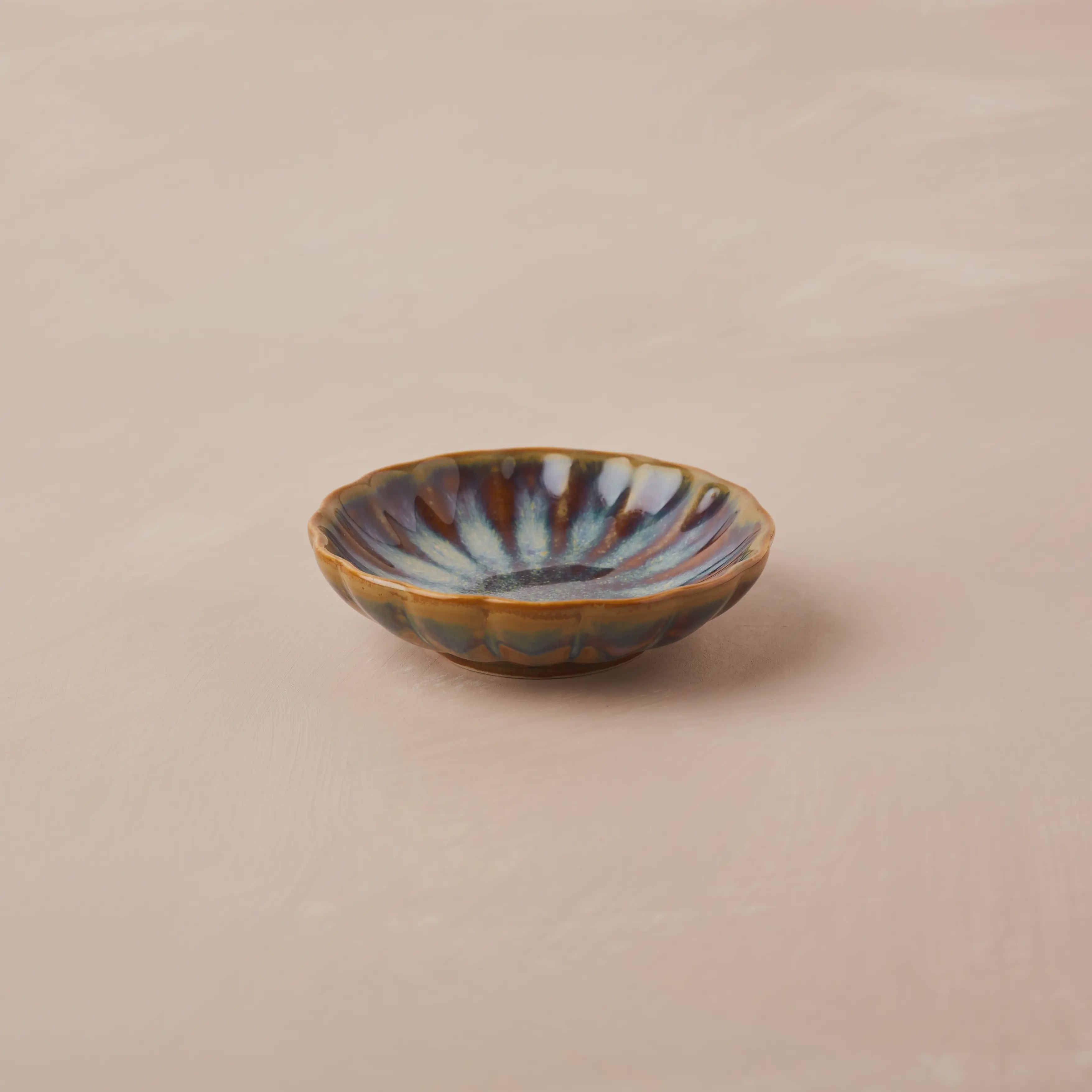 Threaded Dish The Trinket Mother of Pearl Ceramic Dish by Cai & Jo – Thread + Seed