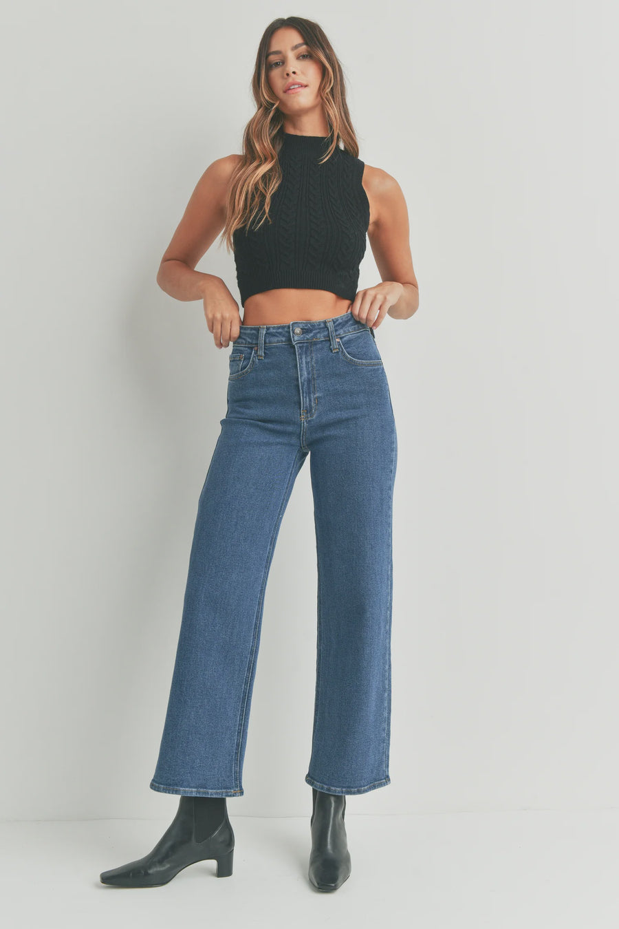 The Uncut Straight Jeans by Just Black Denim