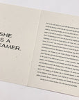 The Dreamer Card by Wilde House Paper