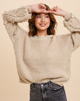 The Zion Pom Knit Sweater