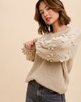 The Zion Pom Knit Sweater