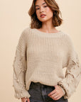 The Zion Pom Knit Sweater