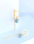 The Zlin Cube Earrings by Aviv Jewelry