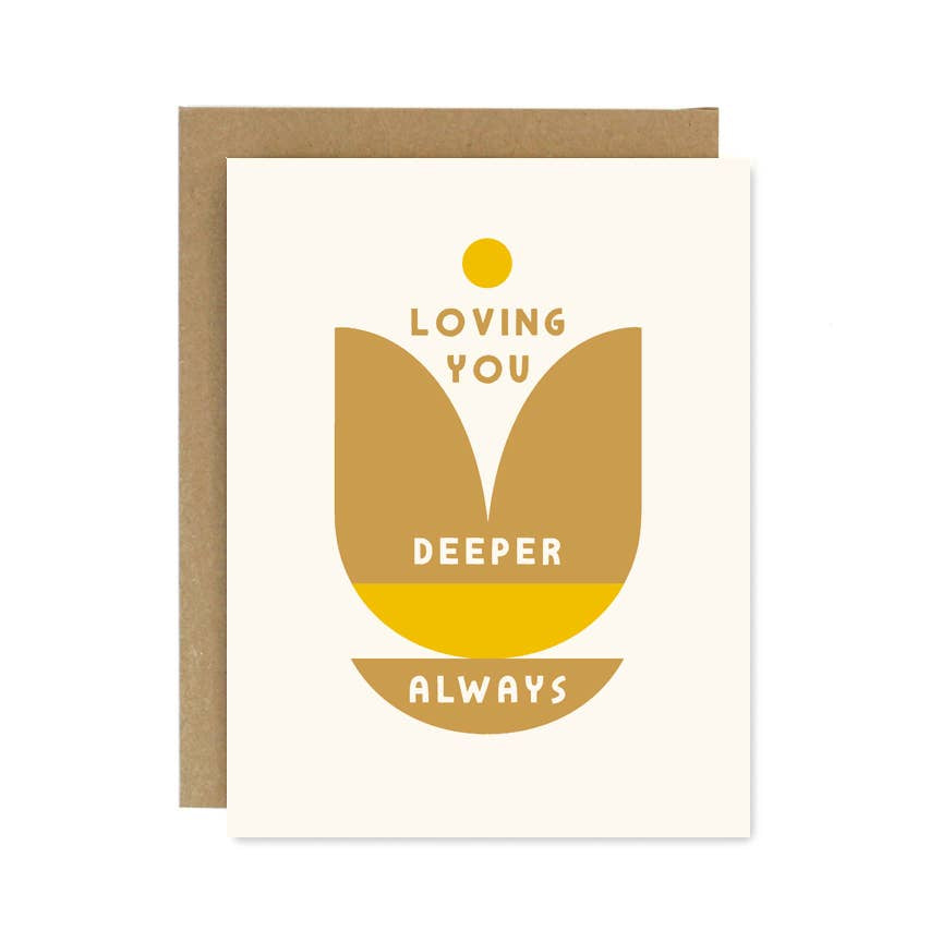 Loving You Deeper Card by Worthwhile Paper