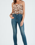 The Sophie Ruched Tie Top