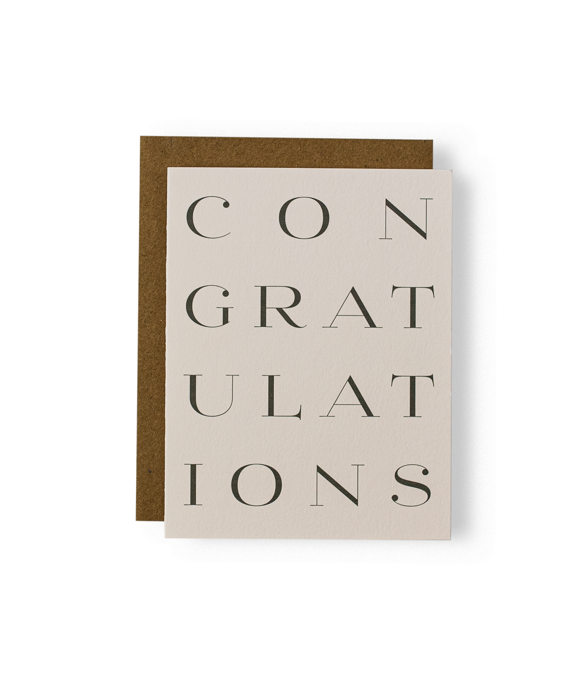 Bold Congratulations Card by Tortoise Designs