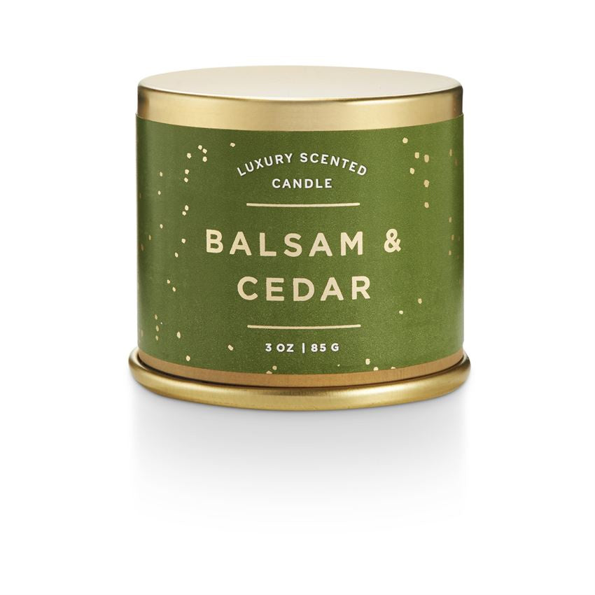 Balsam & Cedar Noble Holiday Demi Tin Candle