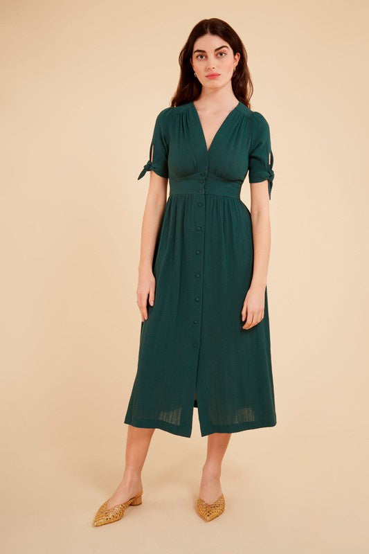 The Alphena Button Down Dress by FRNCH