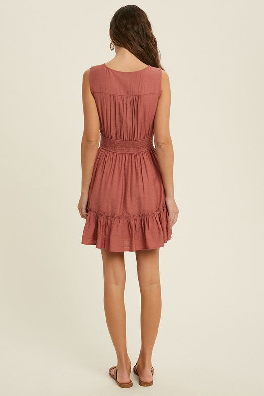 The Adri Smocked Mini Dress – Thread + Seed