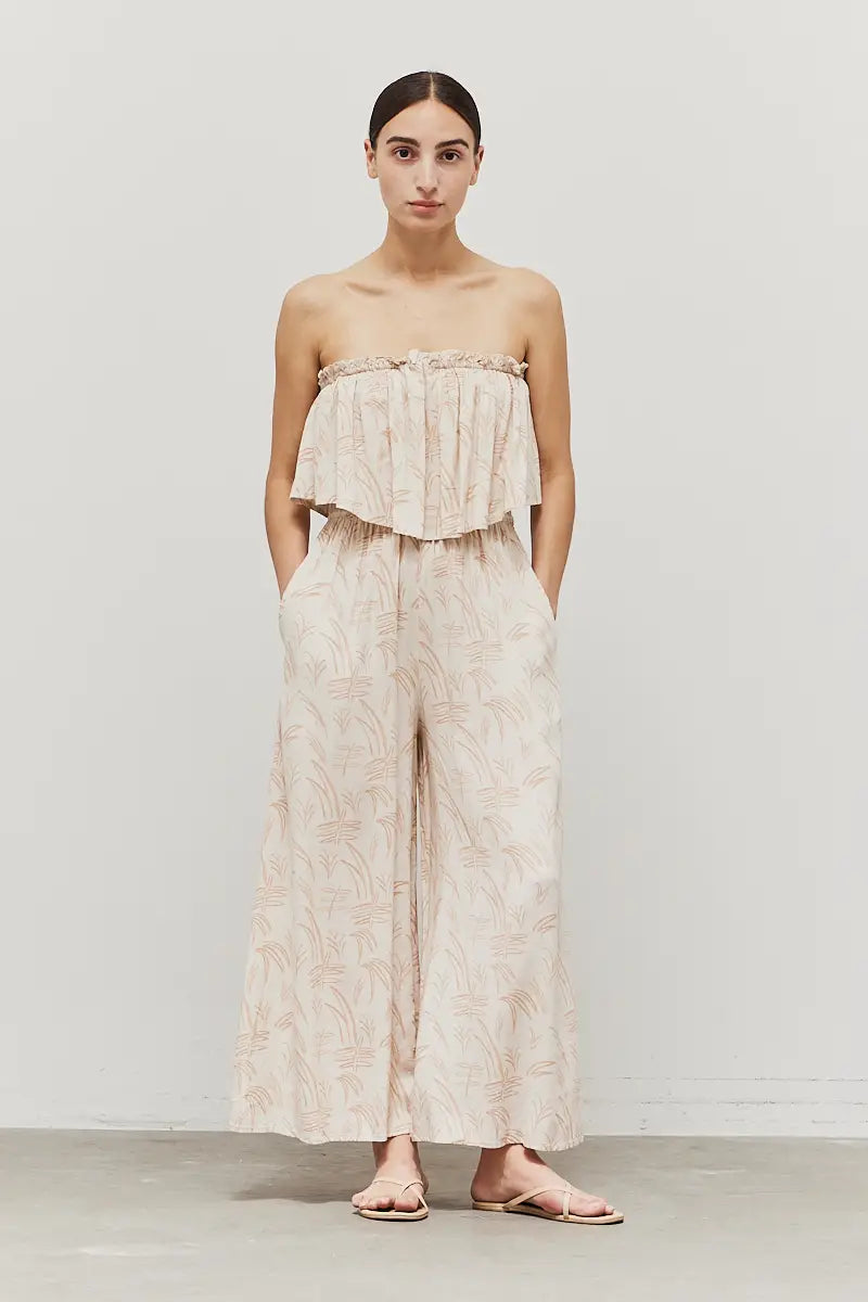 The Serenity Ruffle Top Jumpsuit