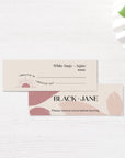 The White Sage + Agate Smudge Stick with Tag by Black + Jane