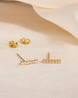 The Arden Paved Bar Studs by MAIVE