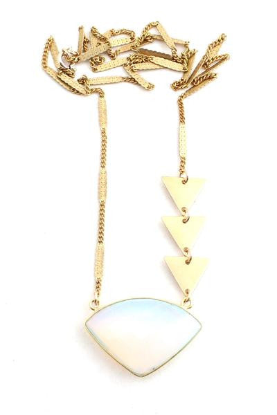 Opal Arrows Necklace