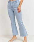 The Alice Cropped Kick Flare Jeans by Just Black Denim