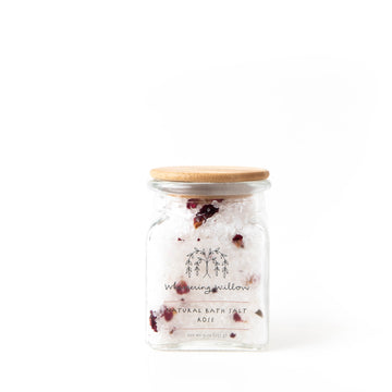 Rose Natural Bath Salts by Whispering Willow