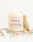 The Happy Birthday Soy Candle by Sweet Water Decor