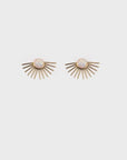 The Opal Beam Studs by Michelle Starbuck Designs