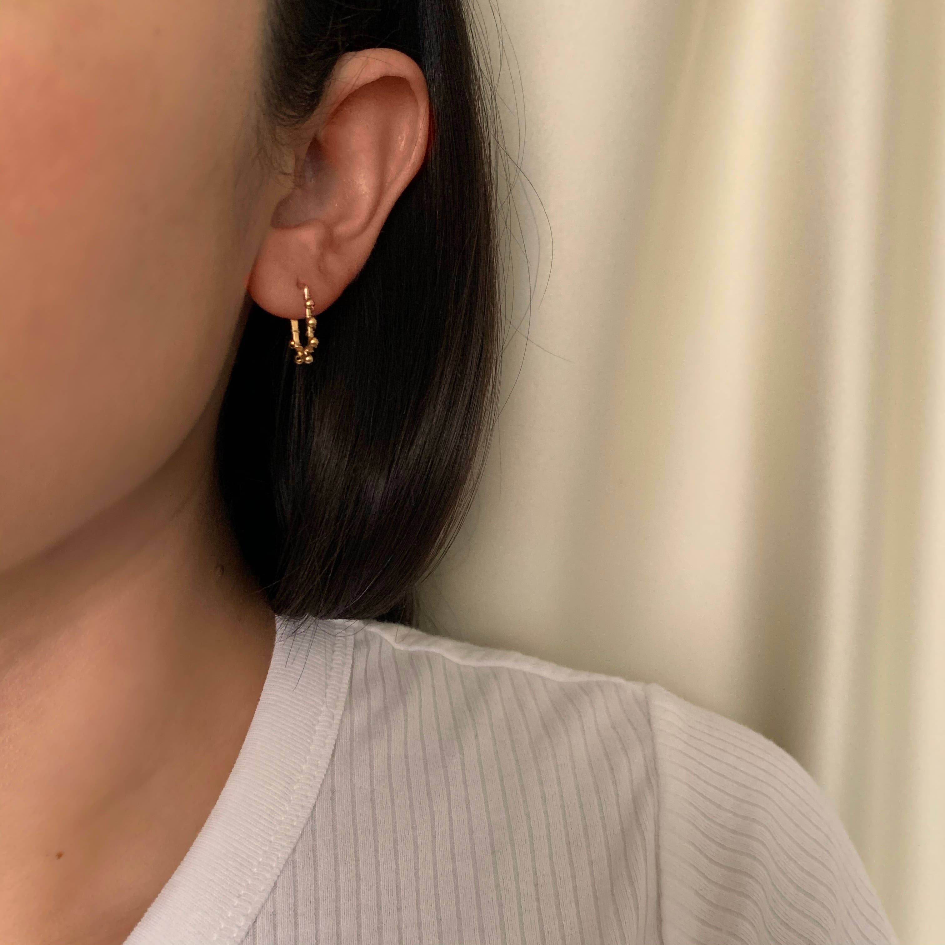 The Mini Fig Studs by Points Jewelry