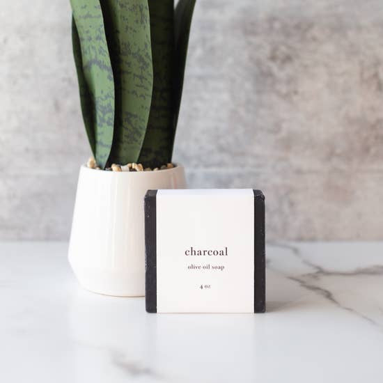 Charcoal Olive Oil Soap by roote