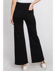 The Genoa Button Fly Wide Leg Jeans by L.T.J