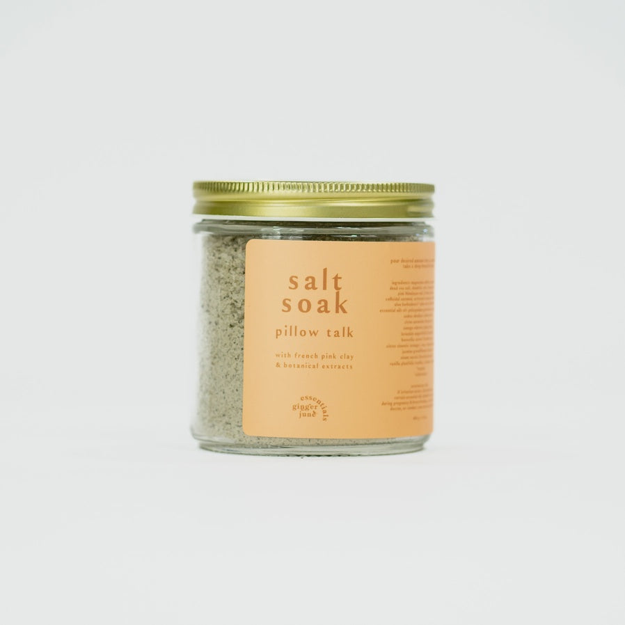 Talking Salt The Pillow Talk Salt Soak by Ginger June Candle Co. – Thread + Seed