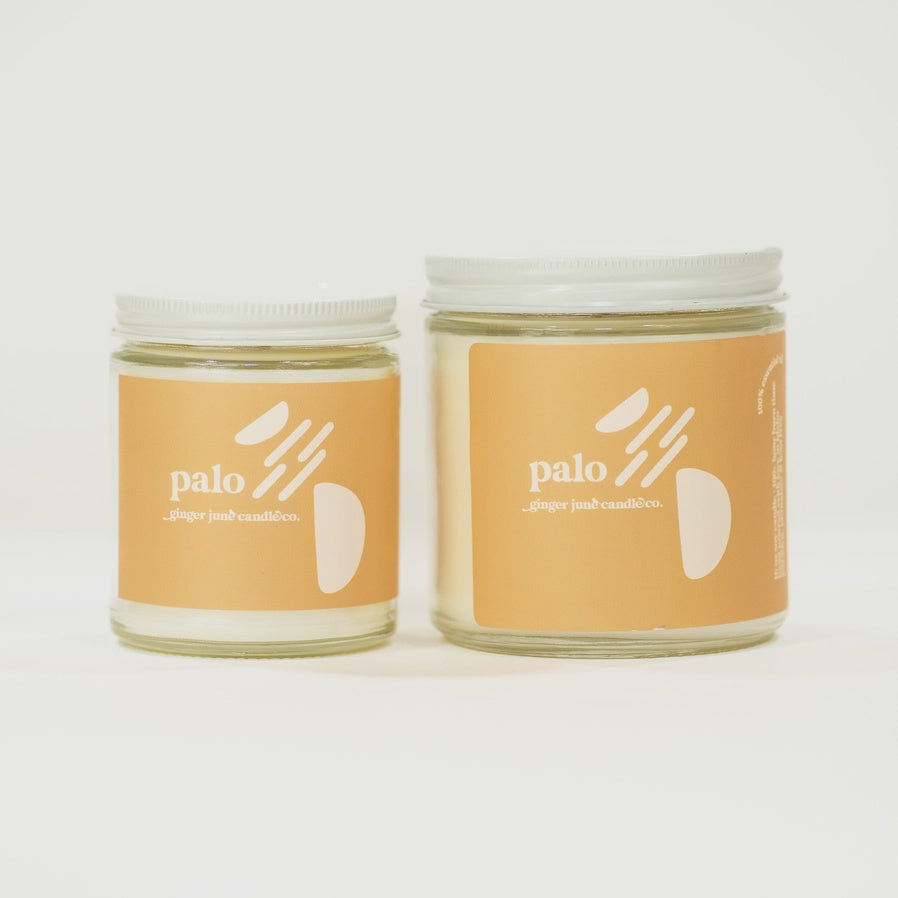 The Palo Soy Glass Candle by Ginger June Candle Co.