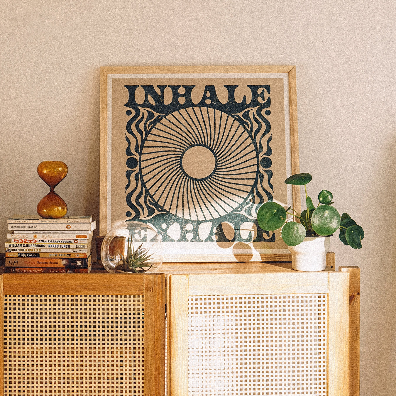 Inhale Exhale Print by Cai &amp; Jo