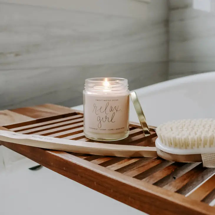 Relax, Girl Soy Candle by Sweet Water Decor
