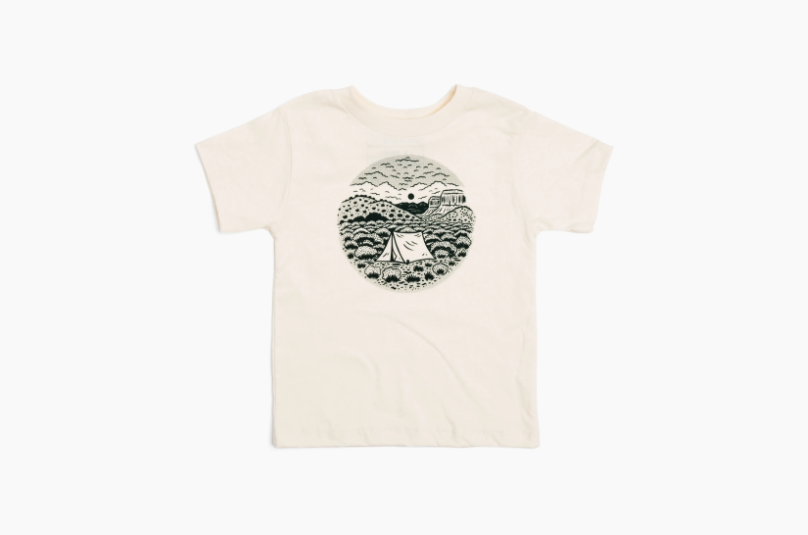 The Desert Camper Kids Tee by Moore Collection