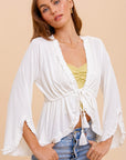 The Carly Ruffle Babydoll Top