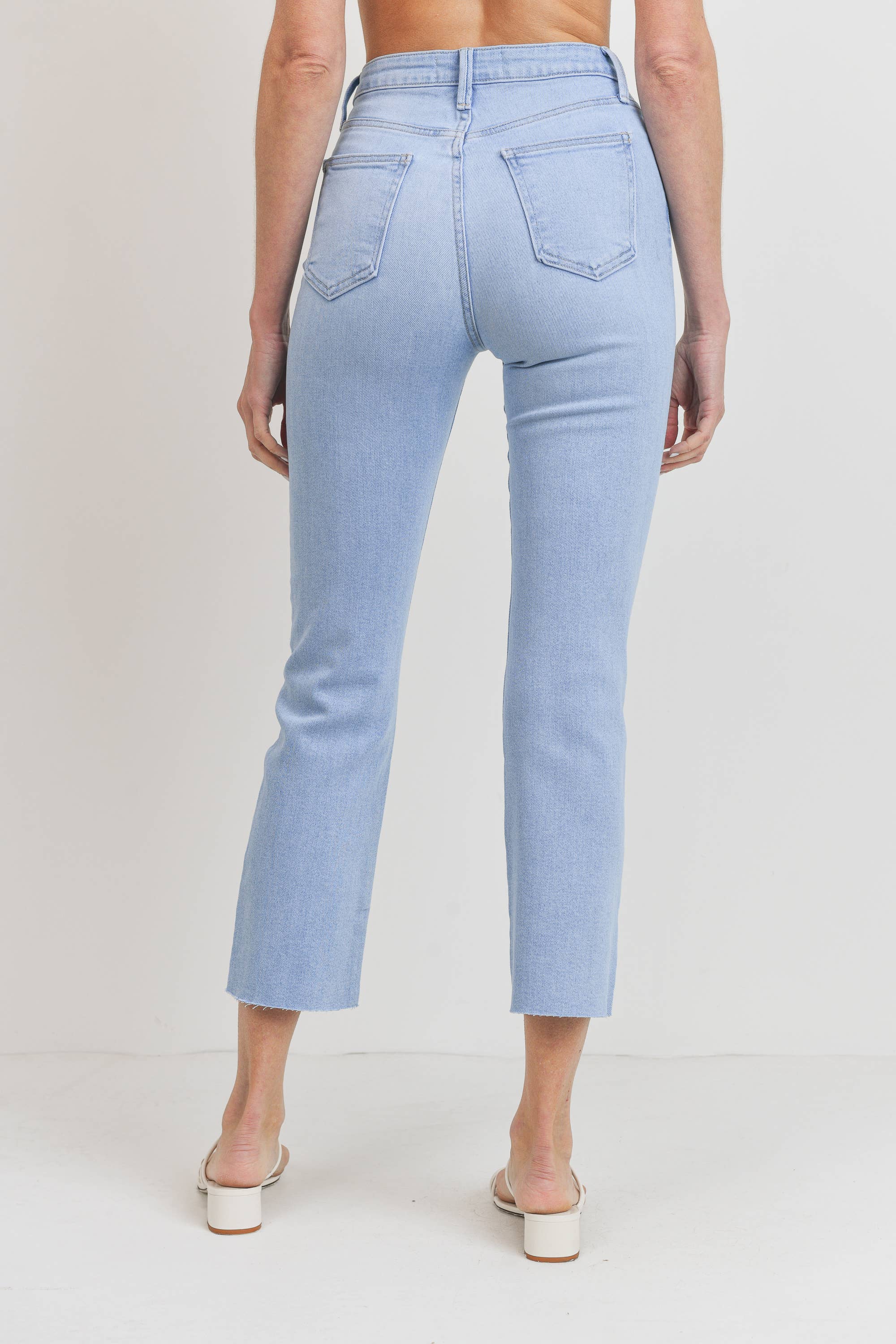 The Katy Vintage Slim Straight Jeans by Just Black Denim