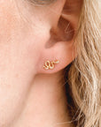 The Serpent Stud Earrings by Mod + Jo