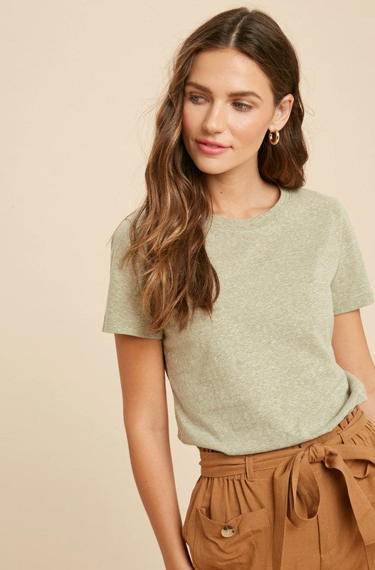 The Jory Heather Knit Top