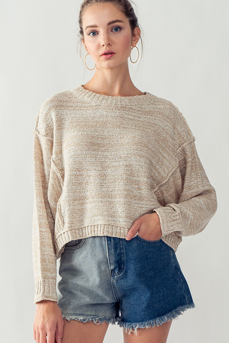 The Chloe Batwing Sleeve Knit Sweater