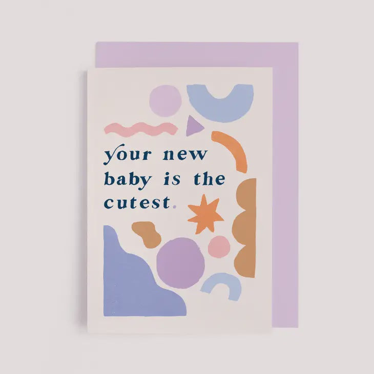 The Cutest New Baby Card by Sister Paper Co