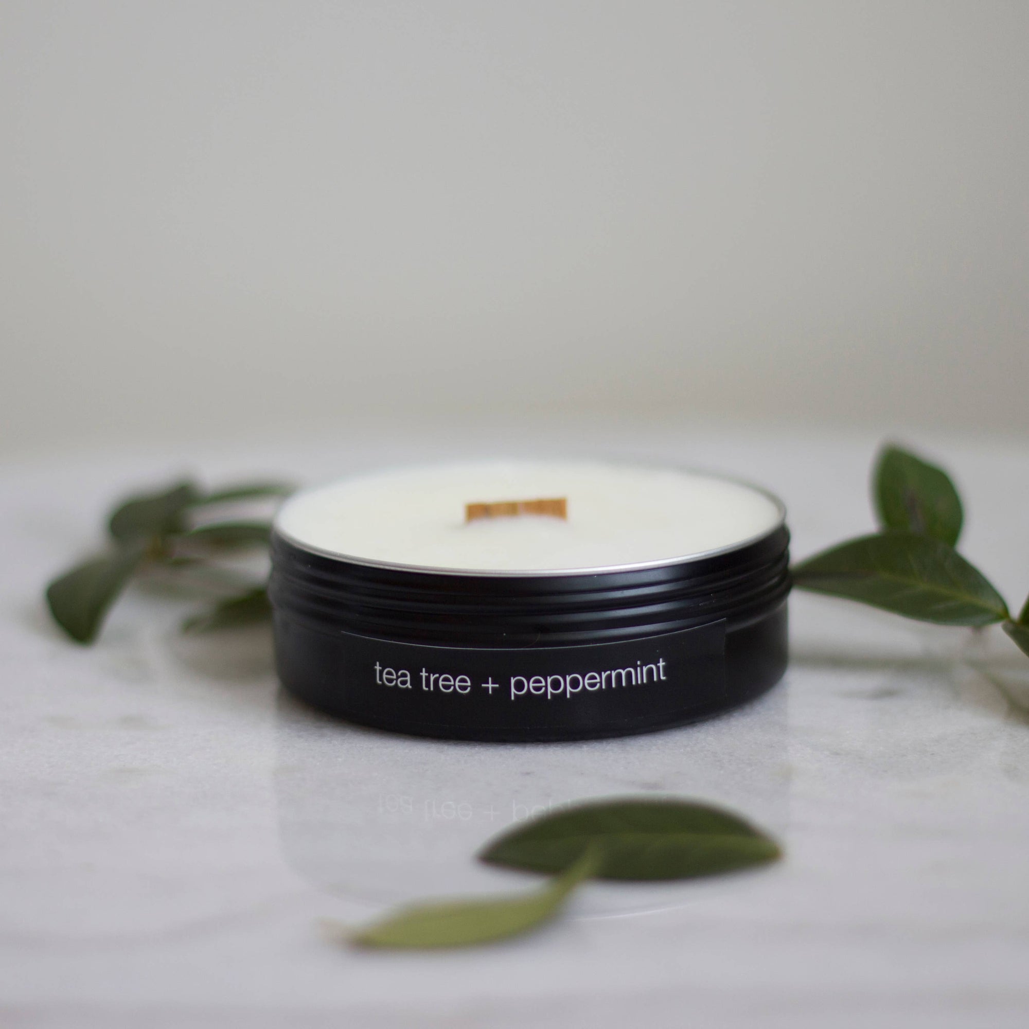 Tea Tree + Peppermint Travel Candle by Sable Candle Co.