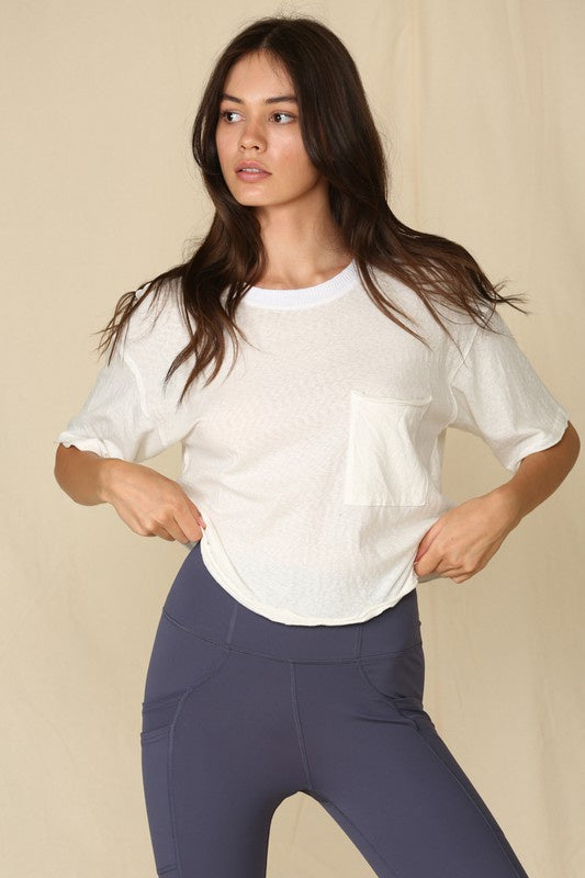 The Amber Short Sleeve Boxy Top