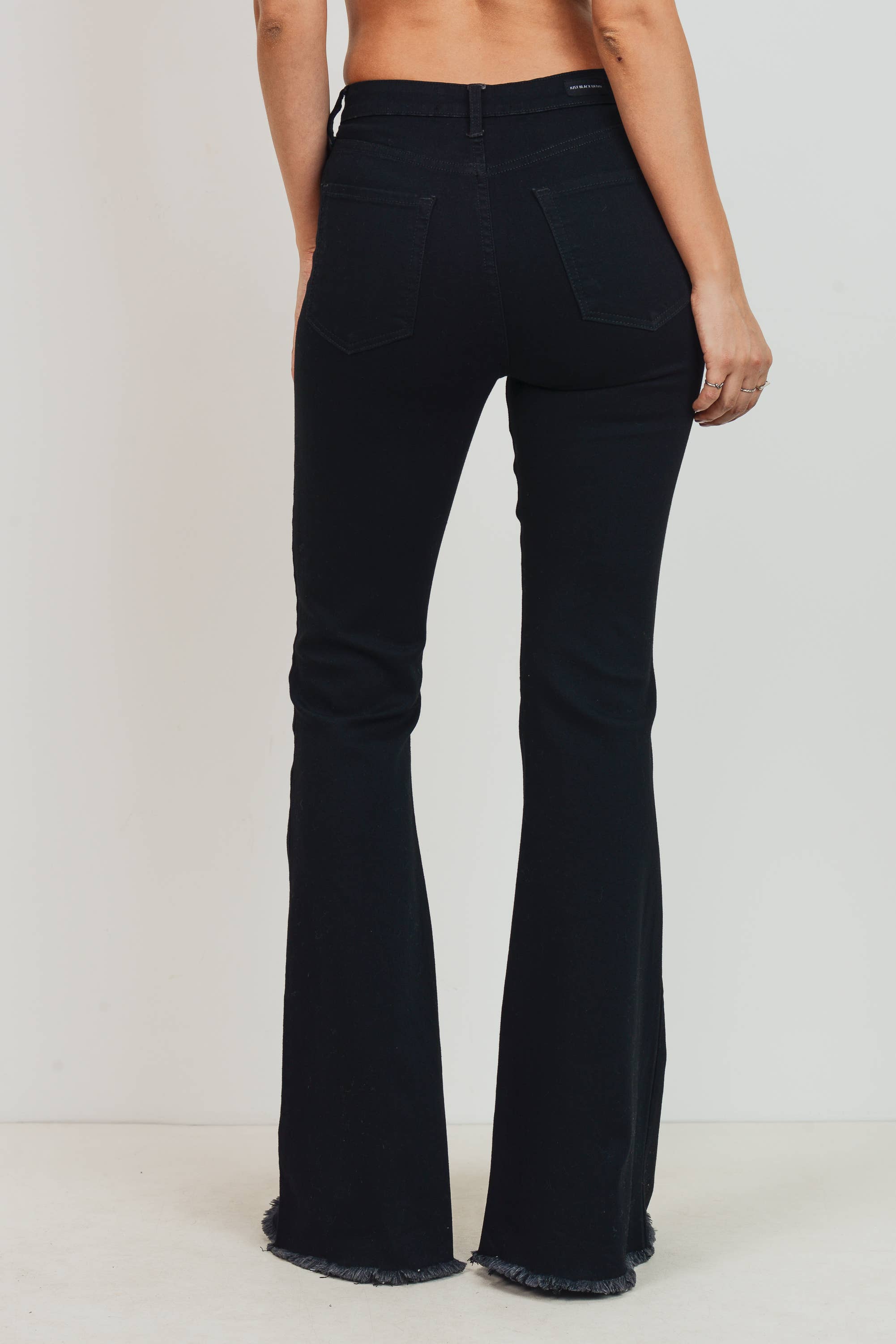 The Classic High Rise Bell Bottom Jeans By Just Black Denim